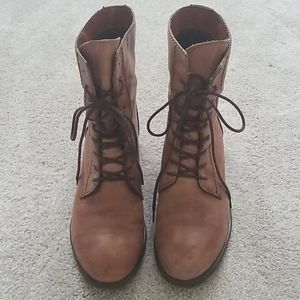 Lace up Leather Boots